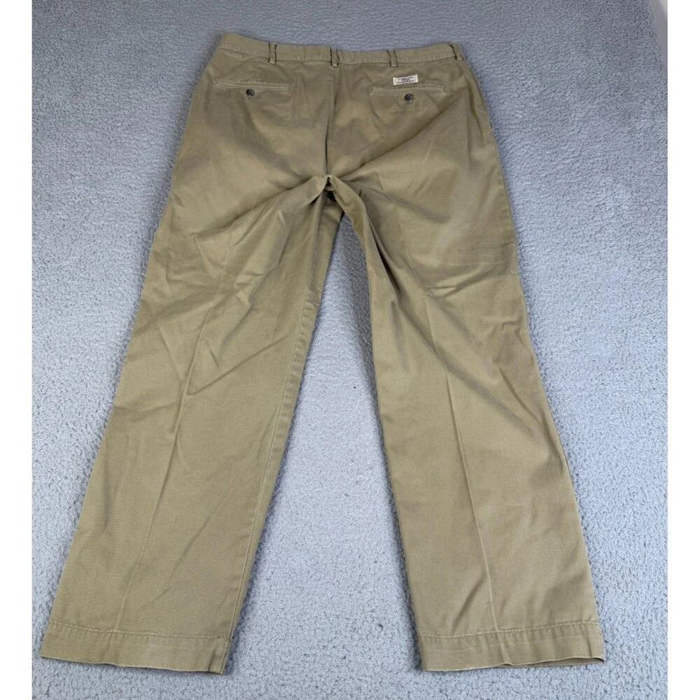 POLO RALPH LAUREN Pants Men 36x30 Khaki Polo Chino Classic Fit Cotton Twill Flat